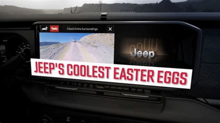 A Guide To Jeep Easter Eggs In The