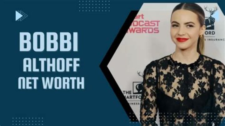 Bobbi Althoff Net Worth 2024 |