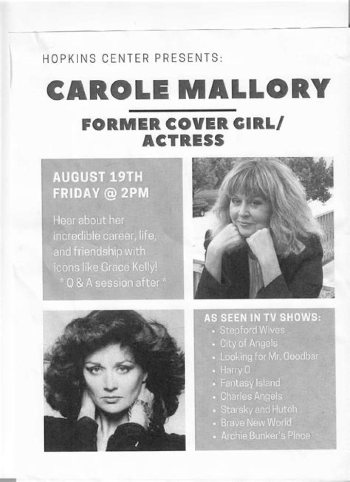Carole Mallory Bio (Wiki)