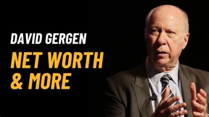 David Gergen Net Worth 2024