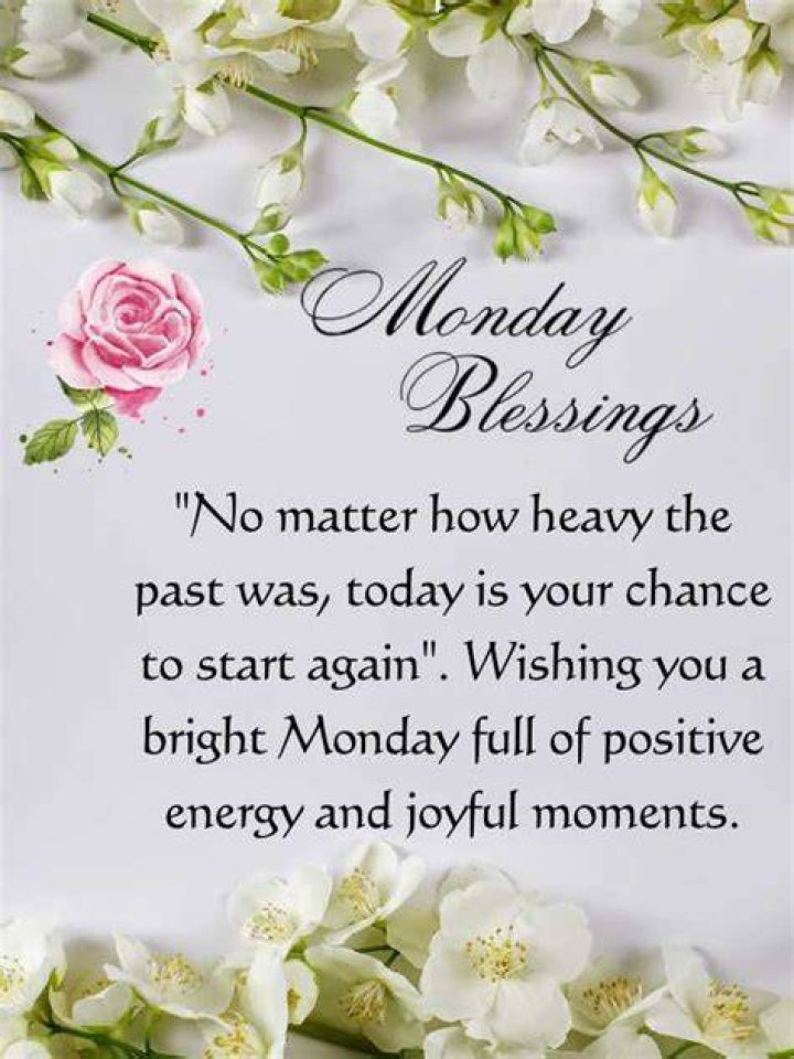 Discover The Power Of Positive Inspirational Monday Blessings