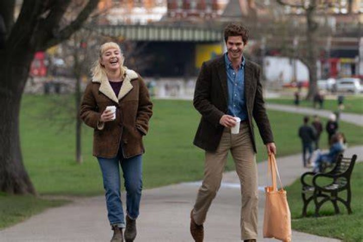 Florence Pugh, Andrew Garfield Film 'We Live in Time' in London: Pics