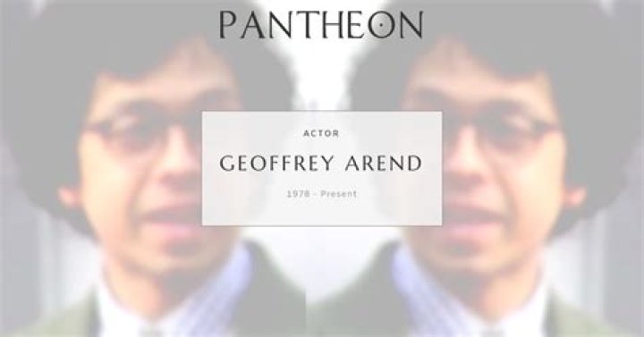 Geoffrey Arend Biography ·