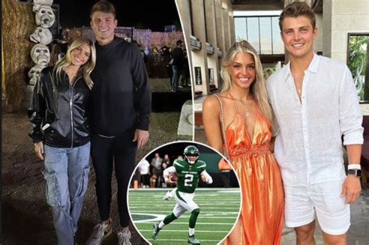 Jets QB Zach Wilsons GF Nicolette Dellanno Posts Intimate Photo ·