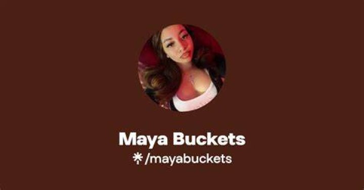 Maya Buckets Onlyfans Leaked Video Twitter