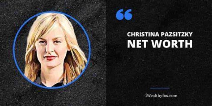 Unveiling Christina Pazsitzky's Net Worth: A Comprehensive Insight