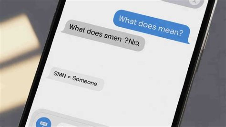 What Does SMN Mean In Text?
