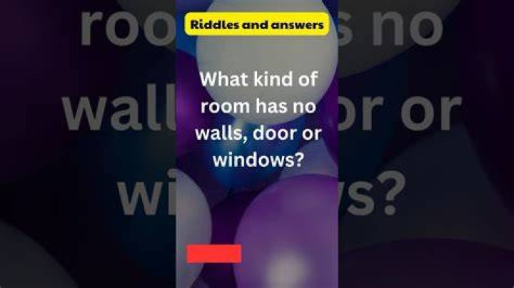 What kind of room has no doors or windows? [Riddle Answers] |