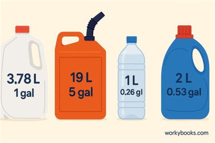 Which is bigger 3 liters or a gallon?