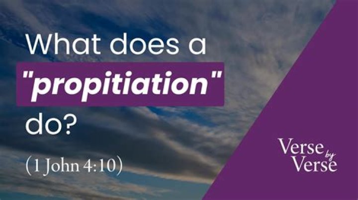 Who is the propitiation for our sins?
